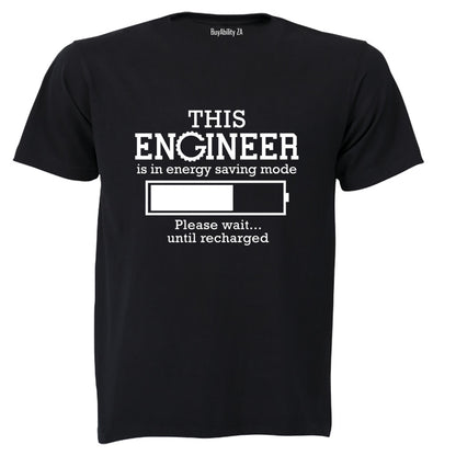 Engineer - Energy Saving Mode - Adults - T-Shirt