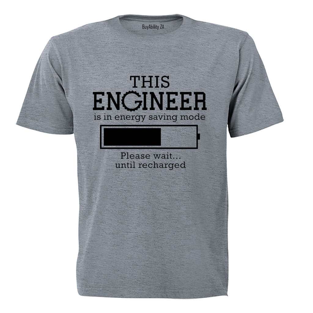 Engineer - Energy Saving Mode - Adults - T-Shirt