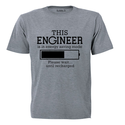 Engineer - Energy Saving Mode - Adults - T-Shirt