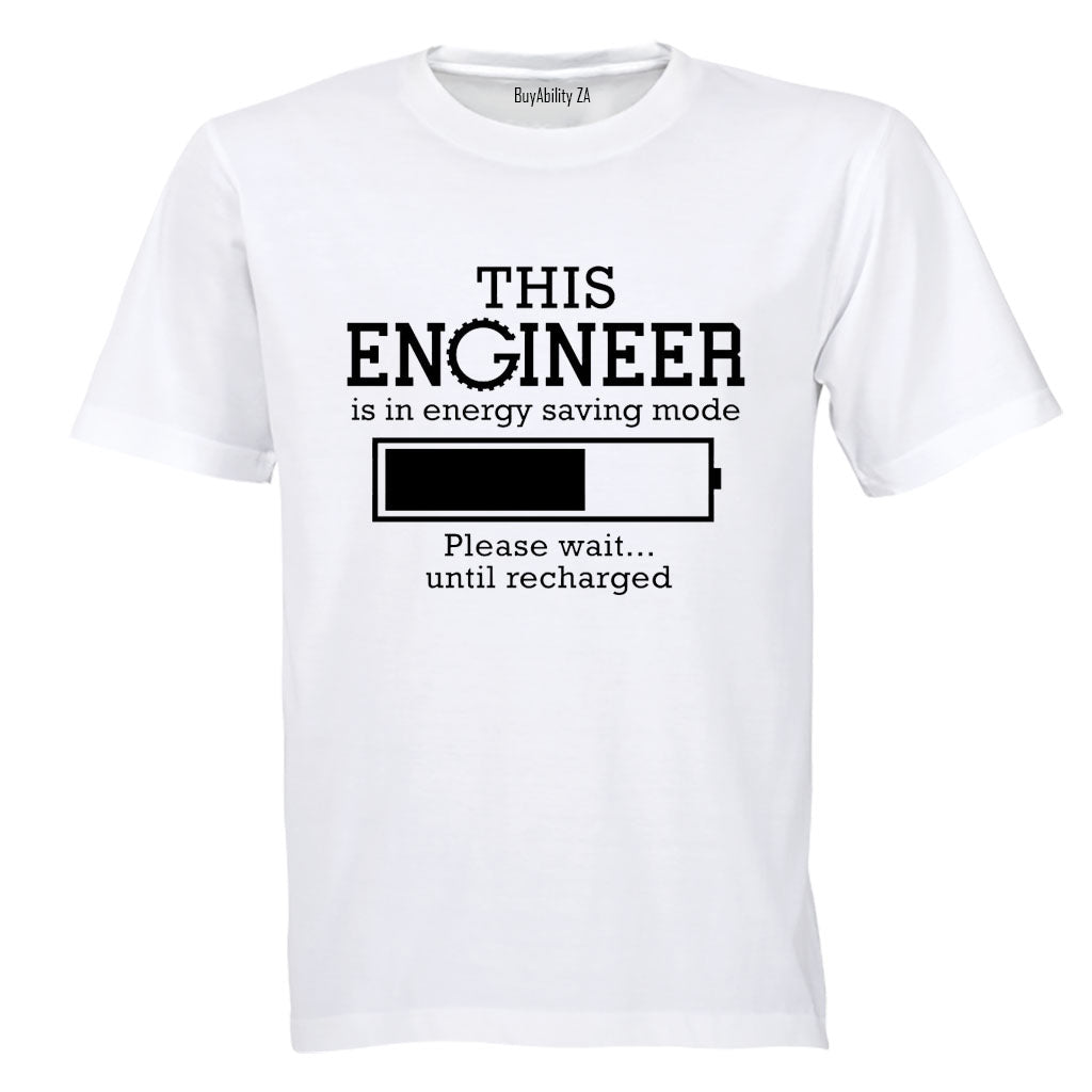 Engineer - Energy Saving Mode - Adults - T-Shirt