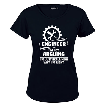 Engineer - Explaining Why I'm Right - Ladies - T-Shirt - BuyAbility South Africa