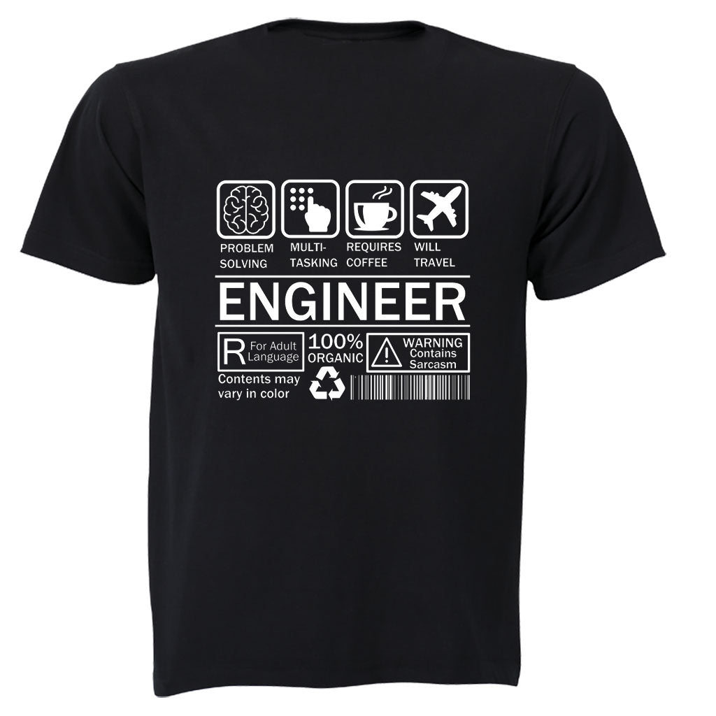 Engineer Label - Adults - T-Shirt - BuyAbility South Africa