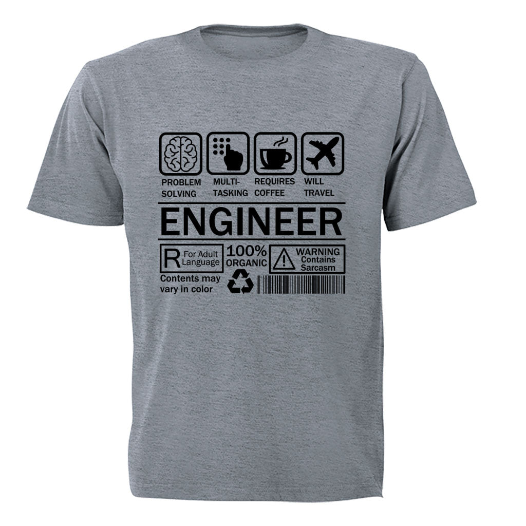 Engineer Label - Adults - T-Shirt - BuyAbility South Africa