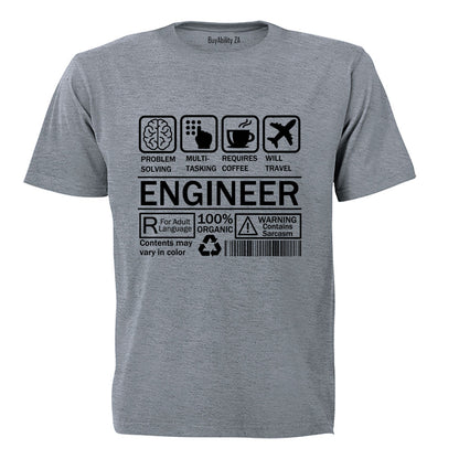 Engineer Label - Adults - T-Shirt