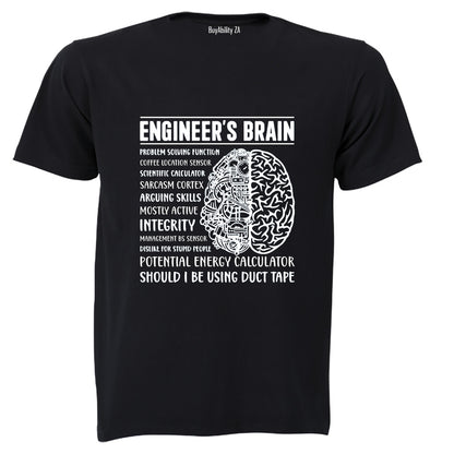 Engineer's Brain - Adults - T-Shirt