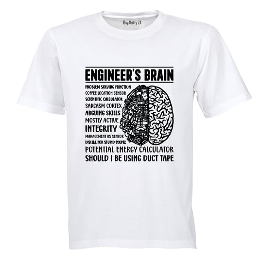 Engineer's Brain - Adults - T-Shirt