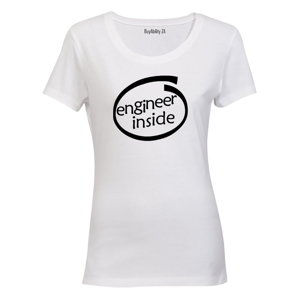Engineer Inside - Ladies - T-Shirt - BuyAbility