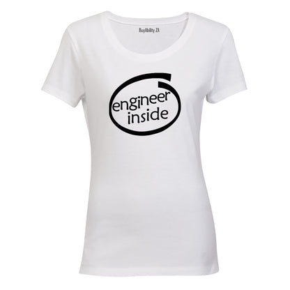 Engineer Inside - Ladies - T-Shirt - BuyAbility