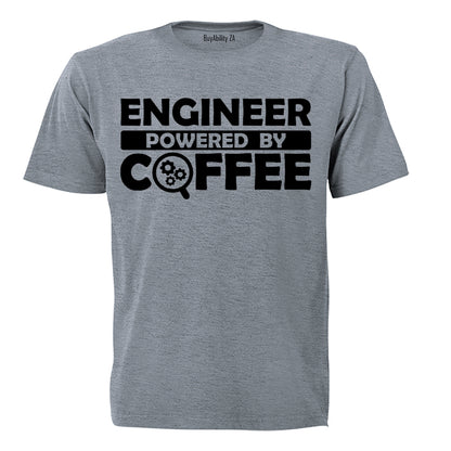 Engineer - Powered By Coffee - Adults - T-Shirt
