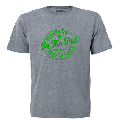 Everybody In The Pub - St Patricks - Adults - T-Shirt - BuyAbility