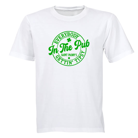 Everybody In The Pub - St Patricks - Adults - T-Shirt