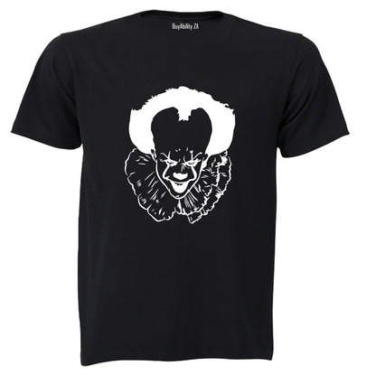 Evil Clown - Halloween - Adults - T-Shirt