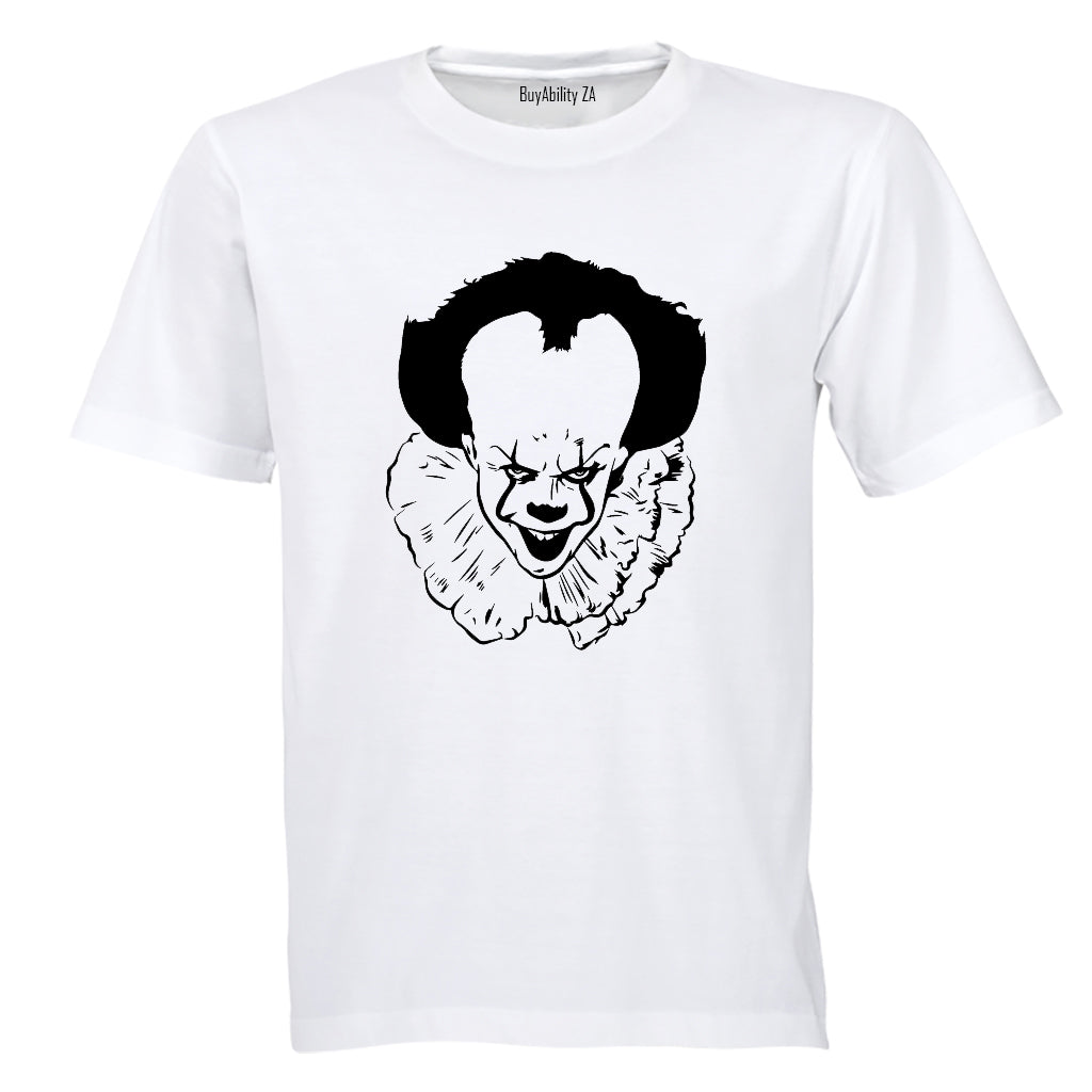Evil Clown - Halloween - Adults - T-Shirt