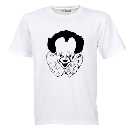 Evil Clown - Halloween - Adults - T-Shirt