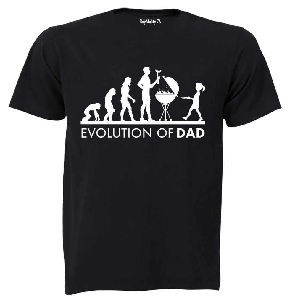 Evolution of Dad - BRAAI - Adults - T-Shirt