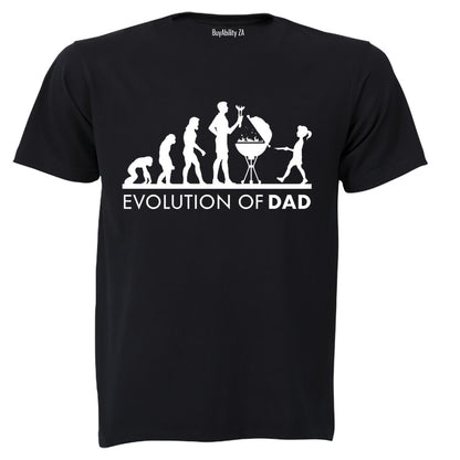Evolution of Dad - BRAAI - Adults - T-Shirt