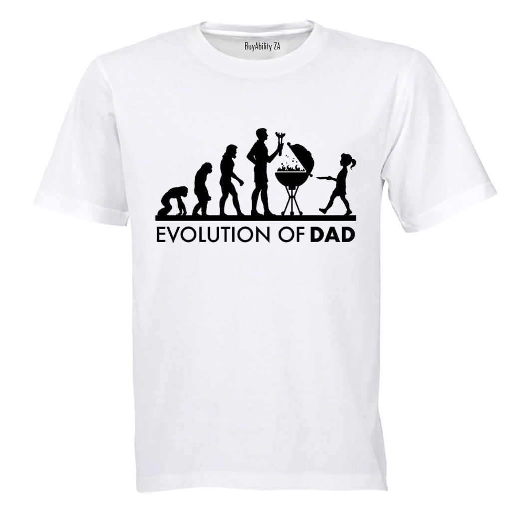 Evolution of Dad - BRAAI - Adults - T-Shirt