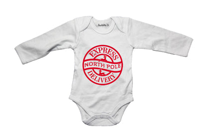Express North Pole Delivery - Christmas - Baby Grow