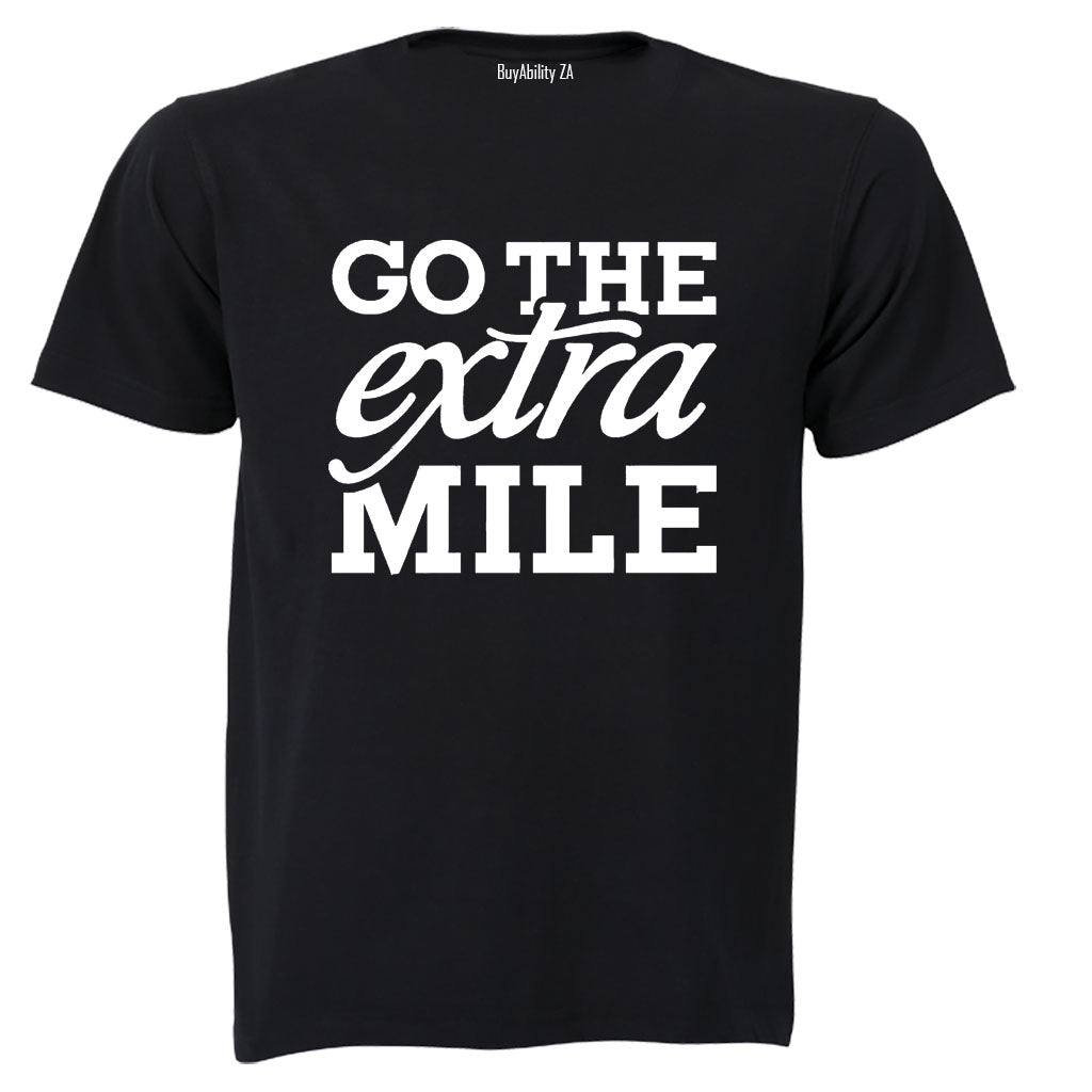 Go The EXTRA Mile - Adults - T-Shirt