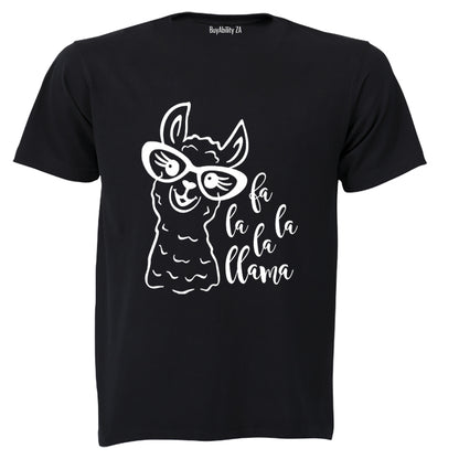 Fa La La Llama - Christmas - Kids T-Shirt