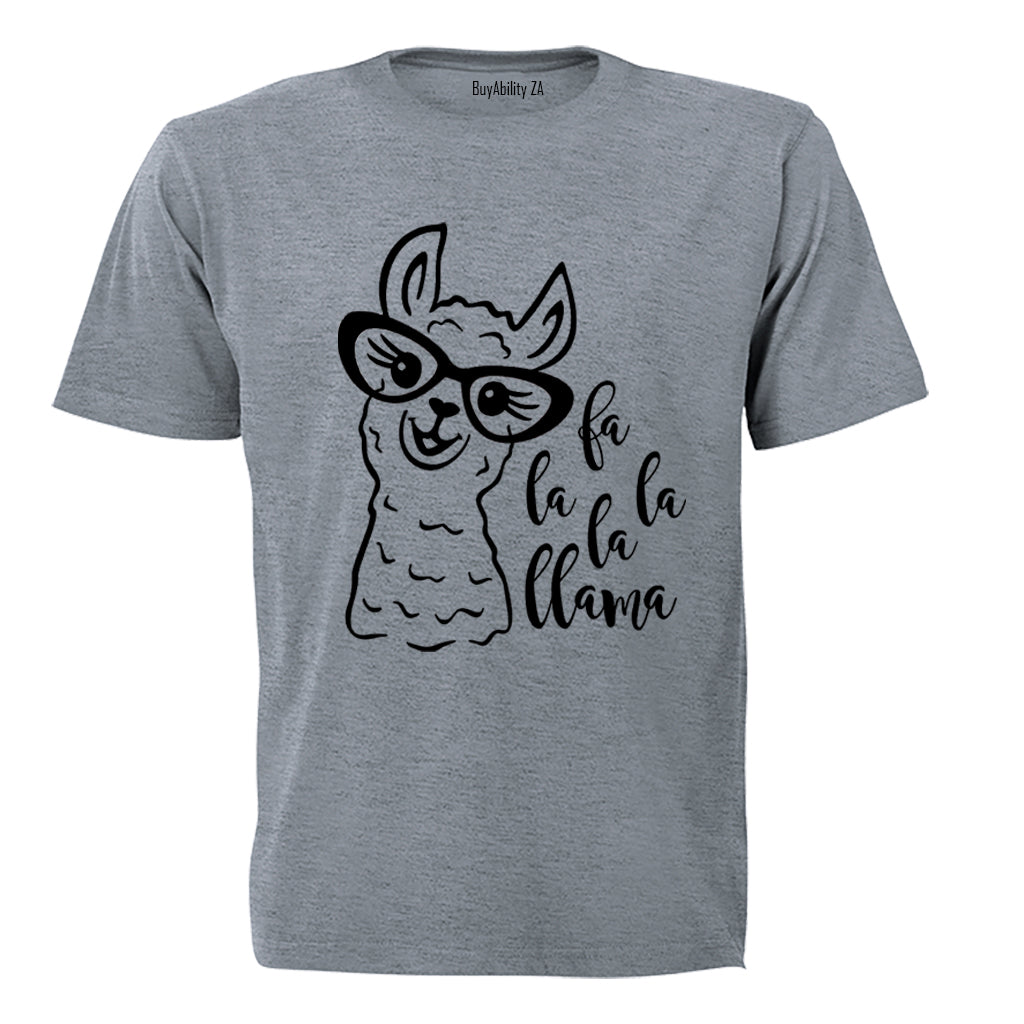 Fa La La Llama - Christmas - Kids T-Shirt