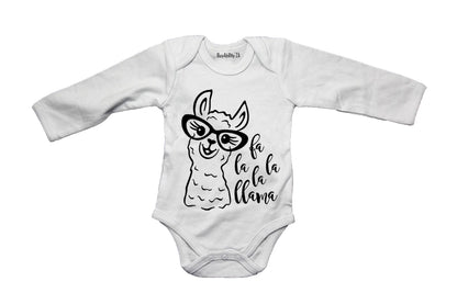 Fa La La Llama - Christmas - Baby Grow