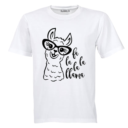 Fa La La Llama - Christmas - Kids T-Shirt