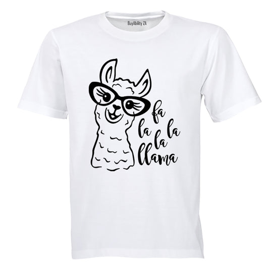 Fa La La Llama - Christmas - Kids T-Shirt