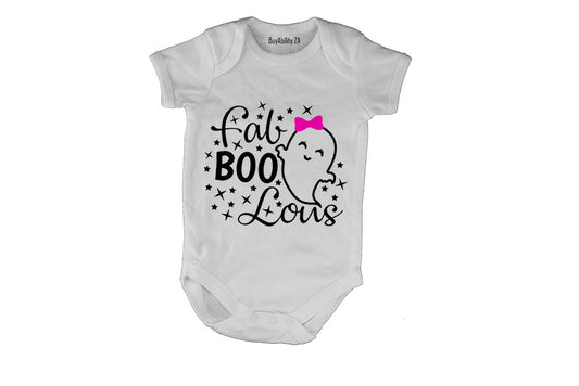 Fab-BOO-lous - Halloween Ghost - Baby Grow