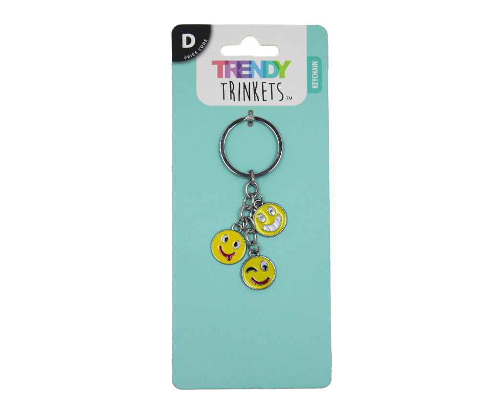 Smiley Faces - Keyring