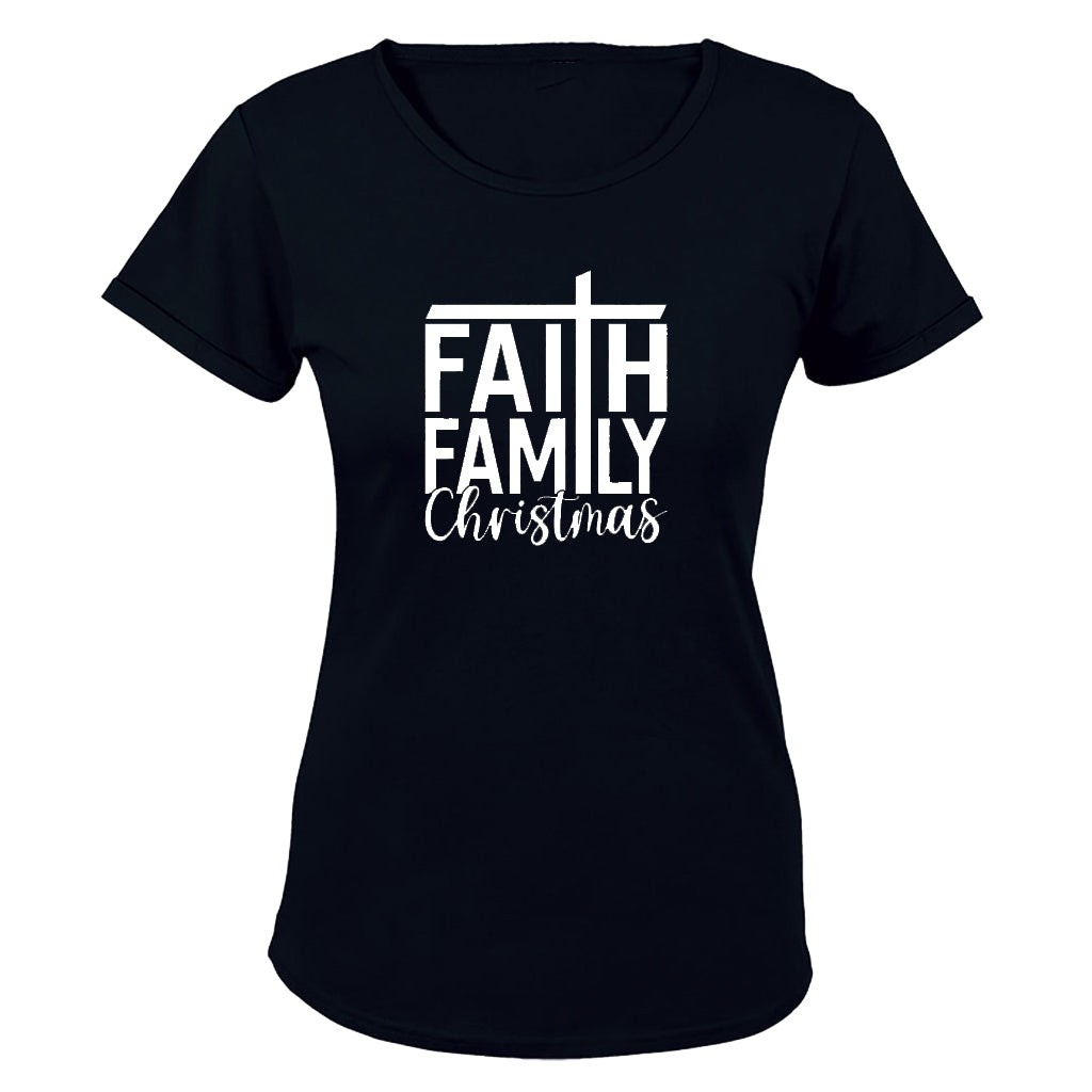 Faith. Family. Christmas - Ladies - T-Shirt - BuyAbility South Africa