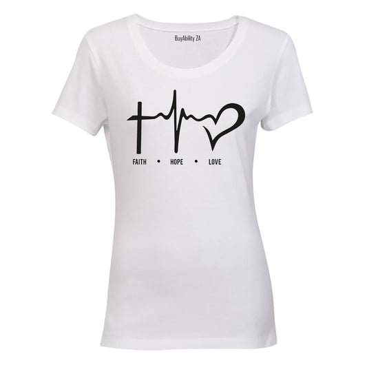 Faith. Hope. Love - Ladies - T-Shirt
