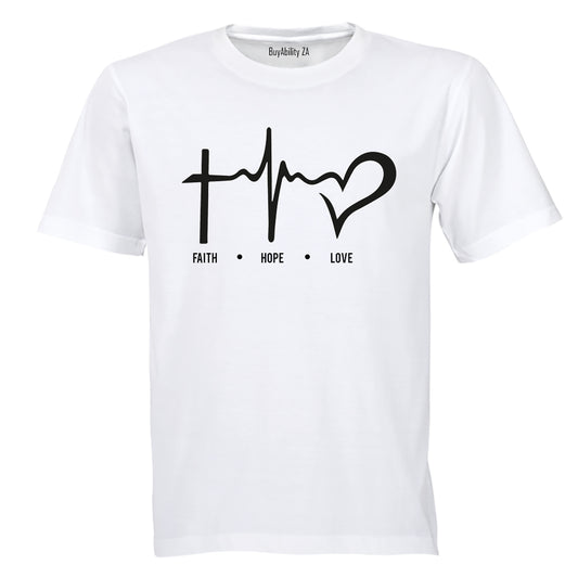Faith. Hope. Love - Adults - T-Shirt