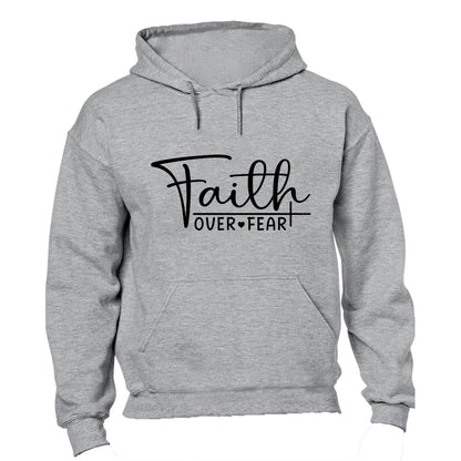 Faith Over Fear - Heart - Hoodie - BuyAbility South Africa