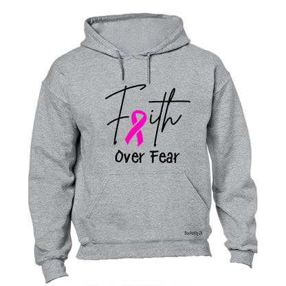 Faith Over Fear - Cancer Ribbon - Hoodie