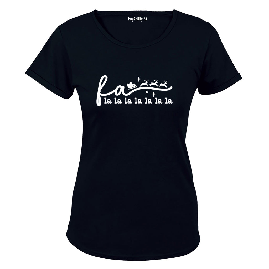 Fa La La - Christmas - Ladies - T-Shirt