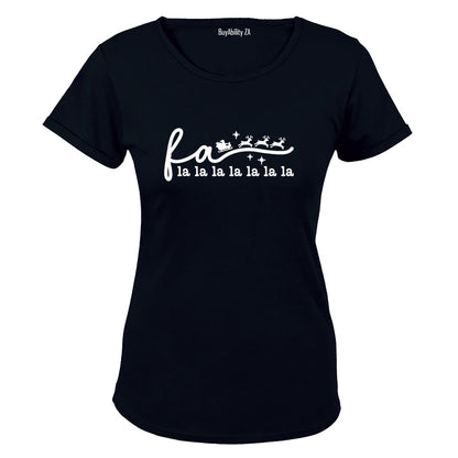 Fa La La - Christmas - Ladies - T-Shirt