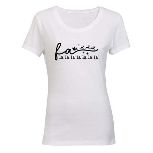Fa La La - Christmas - Ladies - T-Shirt - BuyAbility South Africa