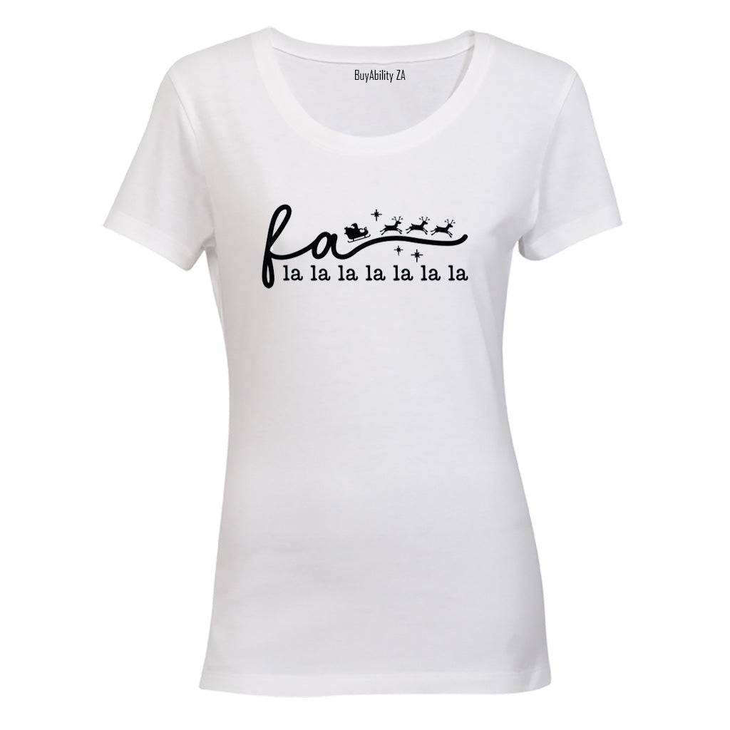 Fa La La - Christmas - Ladies - T-Shirt