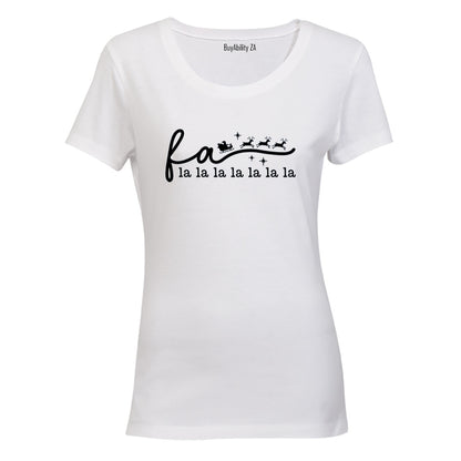 Fa La La - Christmas - Ladies - T-Shirt