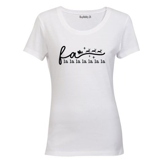 Fa La La - Christmas - Ladies - T-Shirt