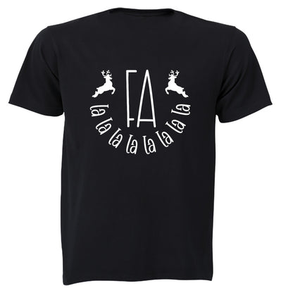 Fa La La - Christmas Reindeer  - Kids T-Shirt - BuyAbility South Africa