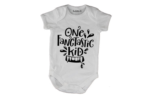 Fang-tastic Kid - Halloween - Baby Grow