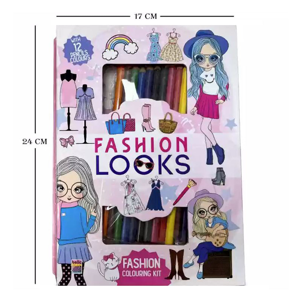 Fashion Looks Colouring Kit