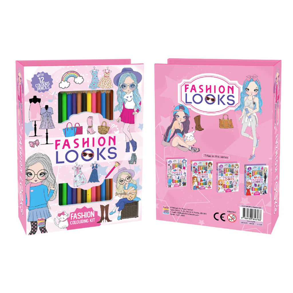 Fashion Looks Colouring Kit