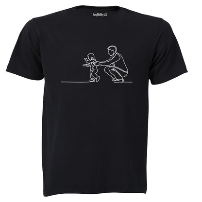 Father - First Steps - Adults - T-Shirt
