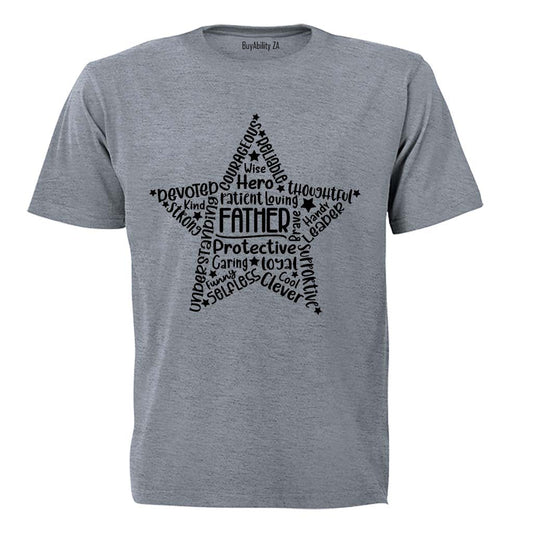 Father - Star - Adults - T-Shirt