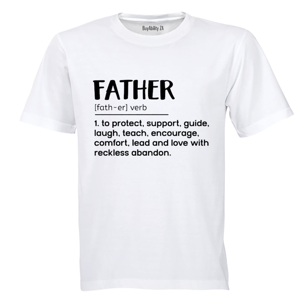 Father - Verb - Adults - T-Shirt