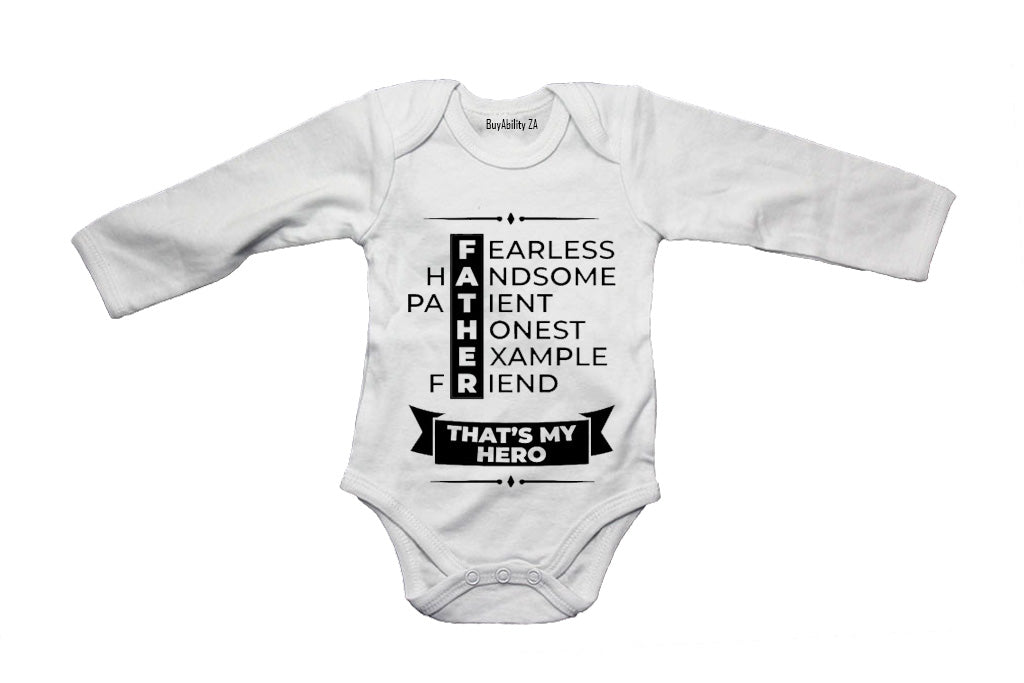 Father - That's My Hero - Baby Grow