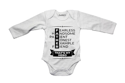 Father - That's My Hero - Baby Grow